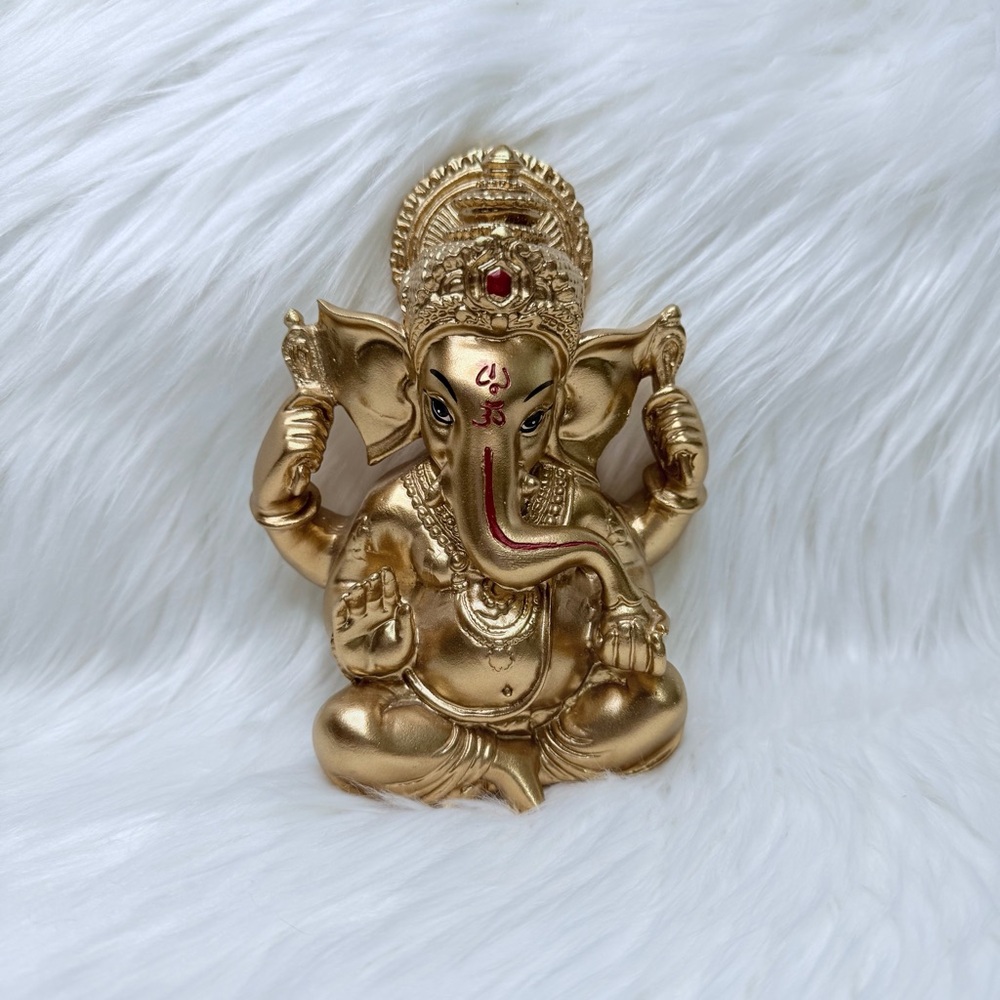 Gold Ganesha Statue